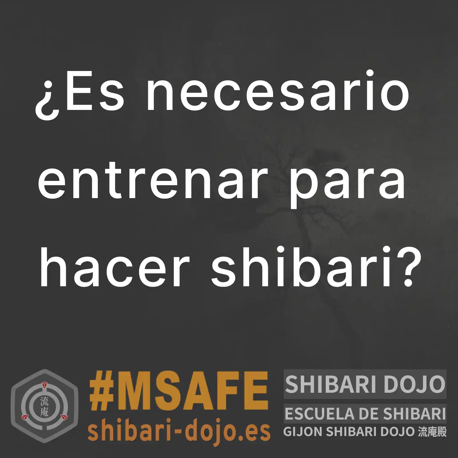 ¿Es necesario entrenar para hacer shibari?
