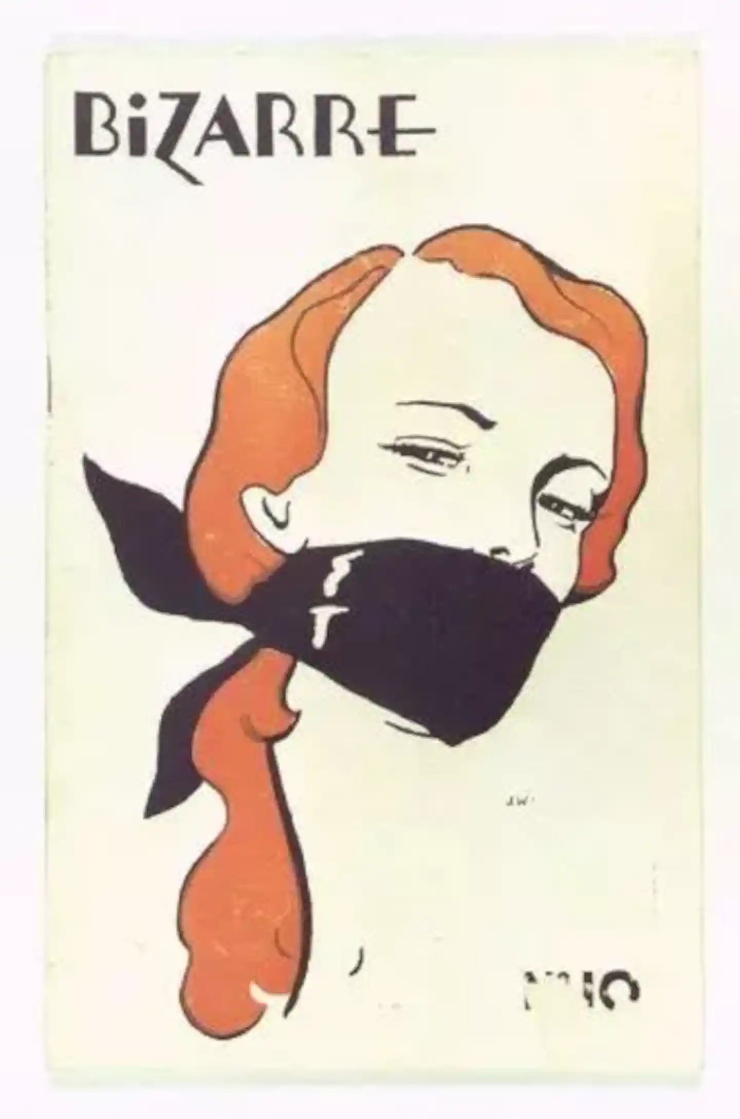 Portada de la revista Bizarre, publicación dedicada a la fotografía, el arte alternativo y la cultura del bondage, presentada en formato de cubierta editorial.