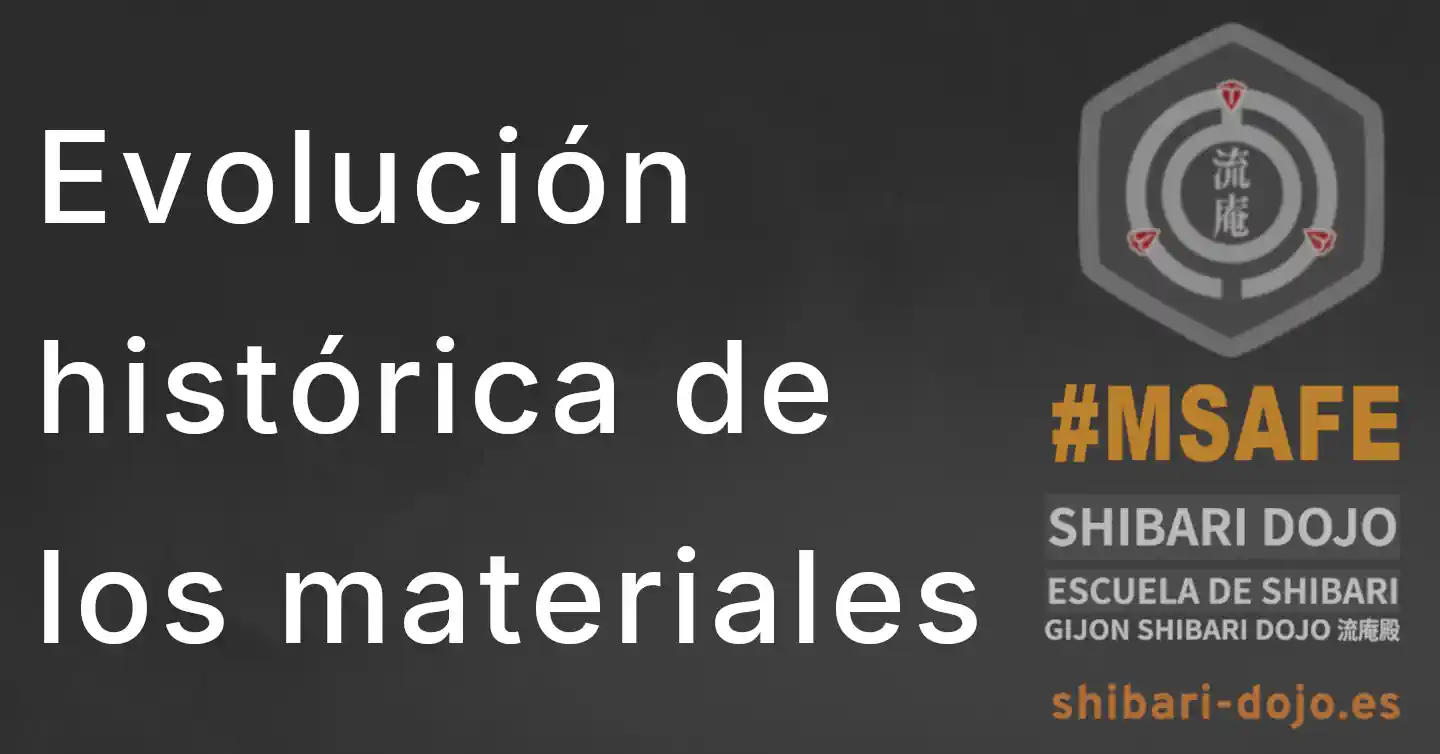 Evolución histórica de los materiales en las cuerdas de Shibari