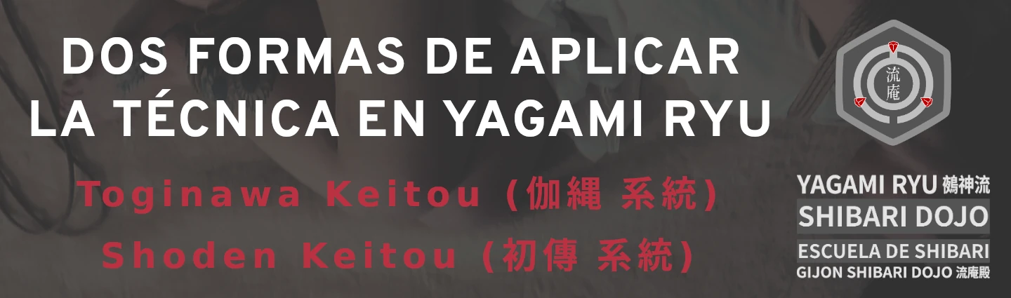 Las 2 formas de aplicar la técnica en el Yagami Ryu